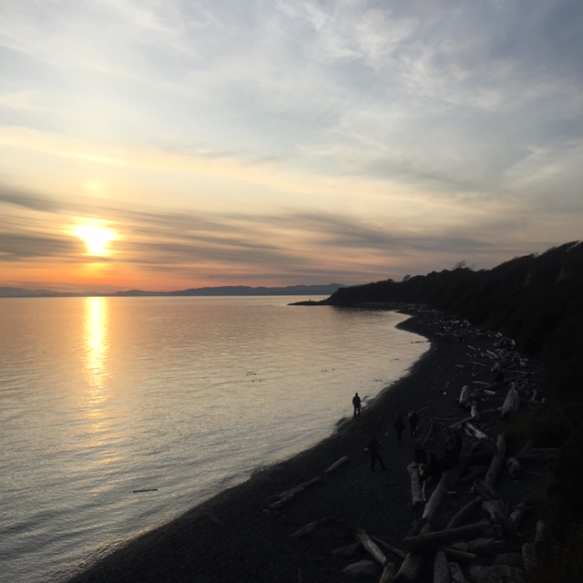 Sunset at Dallas Road, Nov 2, 2019