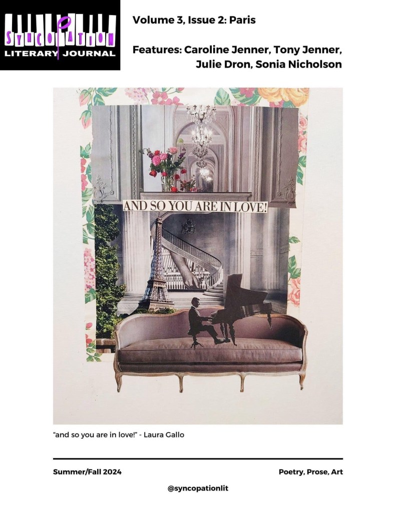 Cover, Syncopation Literary Journal, Volume 3, Issue 2: Paris. 