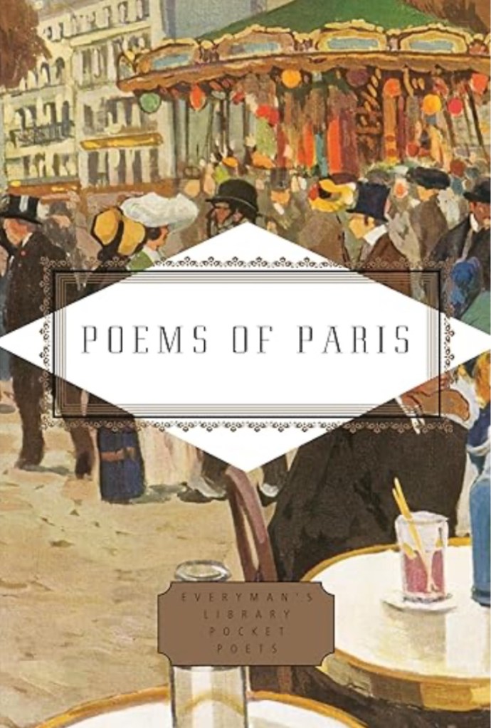 Book cover: Poems of Paris  by Emily Fragos.