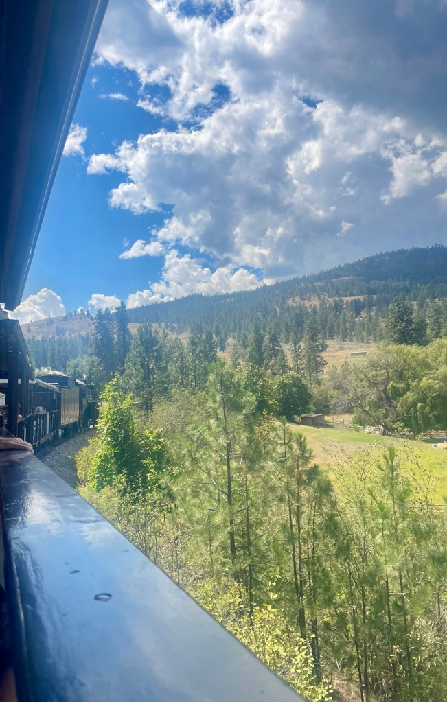 View from Kettle Valley steam train. Photo by author Sonia Nicholson.