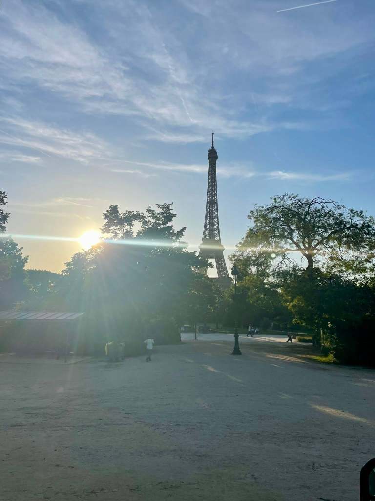 Eiffel Tower. Photo by author Sonia Nicholson.