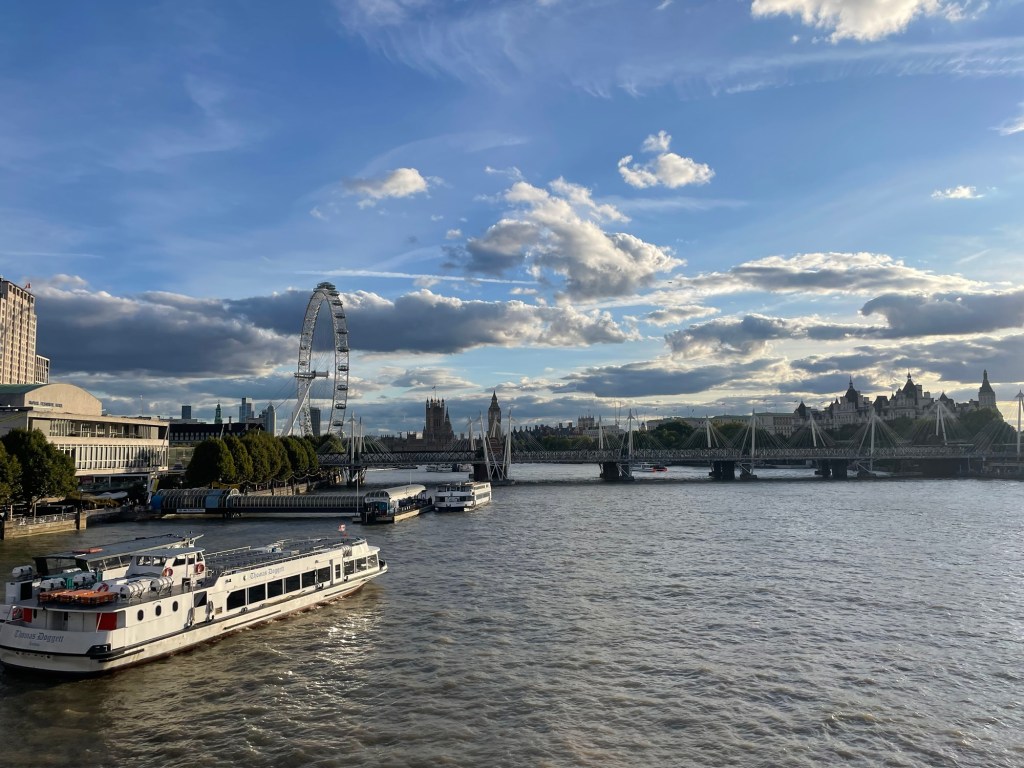 London skyline, September 2026. Photo by author Sonia Nicholson.